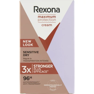 Rexona Maximum Protection Sensitive deo cream 45 ml Rexona Maximum Protection Sensitive deo cream 45 ml