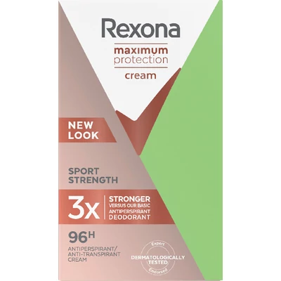 Rexona Maximum Protection Sport Strength deo cream 45 ml Rexona Maximum Protection Sport Strength deo cream 45 ml