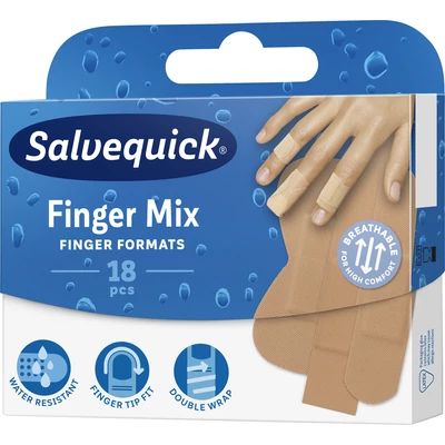 Salvequick finger mix sebtapasz 18 db Salvequick finger mix sebtapasz 18 db