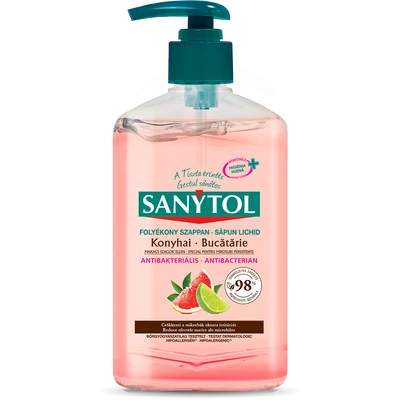 Sanytol konyhai antibakteriális folyékony szappan 250 ml Sanytol konyhai antibakteriális folyékony szappan 250 ml
