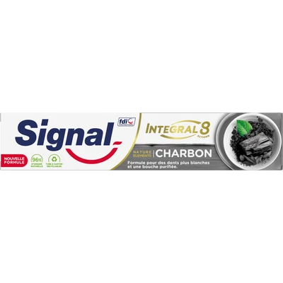 Signal Integral 8 Natural Elements Charbon fogkrém 75 ml Signal Integral 8 Natural Elements Charbon fogkrém 75 ml