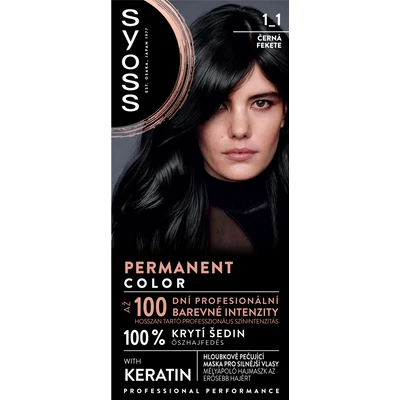 Syoss tartós hajfesték 1_1 fekete