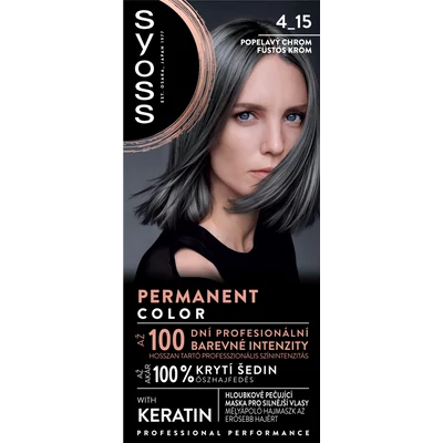 Syoss tartós hajfesték 4_15 füstös króm