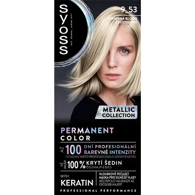 Syoss Color tartós hajfesték 9_53 ezüstszőke