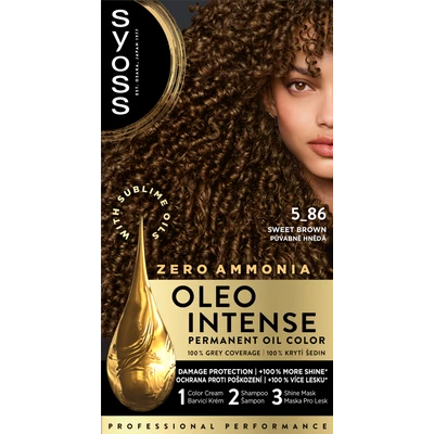 Syoss Oleo Intense tartós olajhajfesték 5-86 édes barna