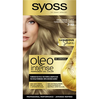 Syoss Oleo Intense tartós olajhajfesték 7-10 természetes szőke