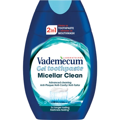 Vademecum Micellar Clean gél fogkrém és szájvíz