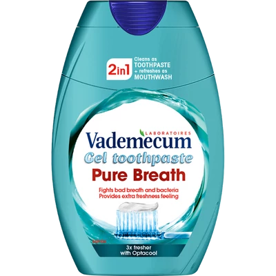 Vademecum Pure Breath gél fogkrém és szájvíz
