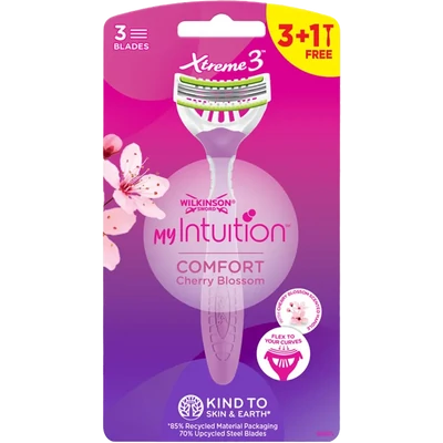 Wilkinson Intuition Comfort Cherry eldobható női borotva Wilkinson Intuition Comfort Cherry eldobható női borotva