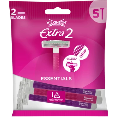 Wilkinson Extra 2 Essentials eldobható női borotva Wilkinson Extra 2 Essentials eldobható női borotva