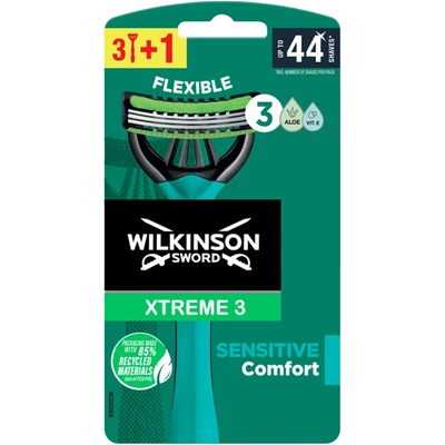 Wilkinson Xtreme3 Sensitive eldobható borotva 4 darab Wilkinson Xtreme3 Sensitive eldobható borotva 4 darab