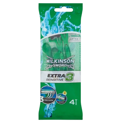Wilkinson Extra3 Sensitive eldobható borotva 4 darab Wilkinson Extra3 Sensitive eldobható borotva 4 darab