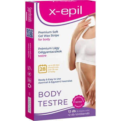 Prémium lágy gélgyantacsíkok testre Prémium lágy gélgyantacsíkok testre