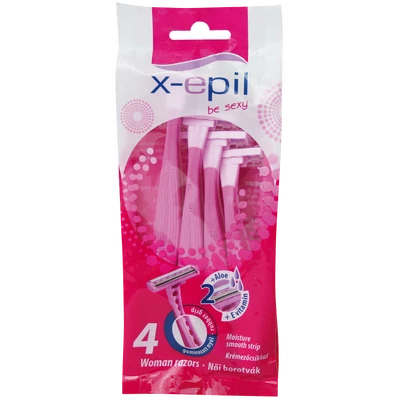 X-Epil eldobható 2 pengés női borotva 4 db X-Epil eldobható 2 pengés női borotva 4 db