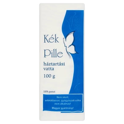Kék pille Háztartási vatta 100 % pamut 100 g
