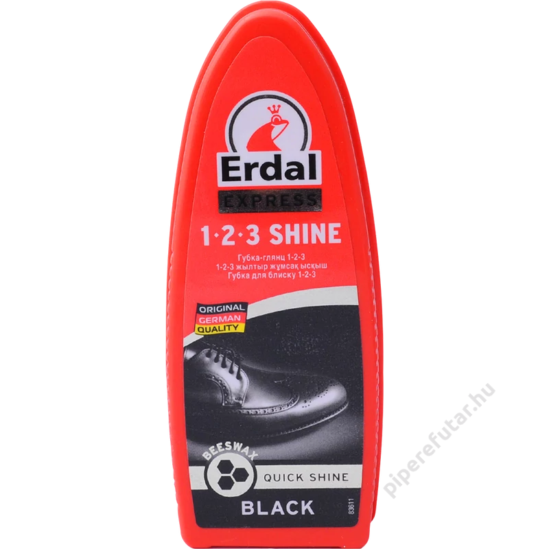 Erdal 1.2.3 Shine cipő gyorsfény szivacs fekete