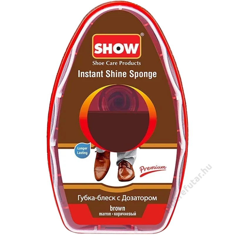 Show barna cipőfényesítő szivacs