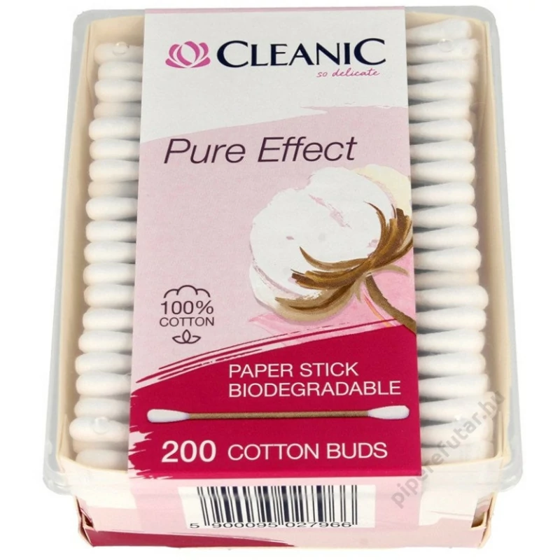 Cleanic Pure Effect biológiailag lebomló  fültisztító 200 db