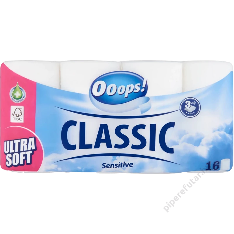 Ooops! Classic toalett papír 16 tekercs