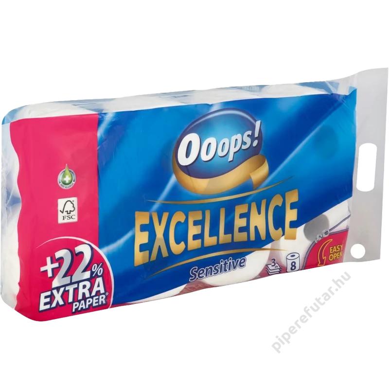 Ooops! Excellence Lotion toalett papír 8 tekercs