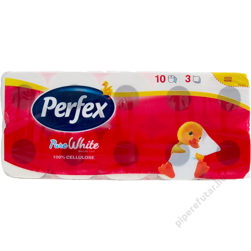 Perfex Pure White 3 rétegű toalettpapír 10 tekercs