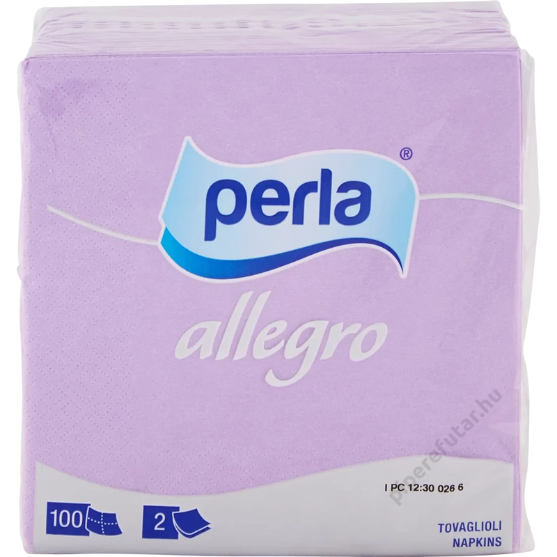 Perla Allegro 2 rétegű szalvéta 100 darab