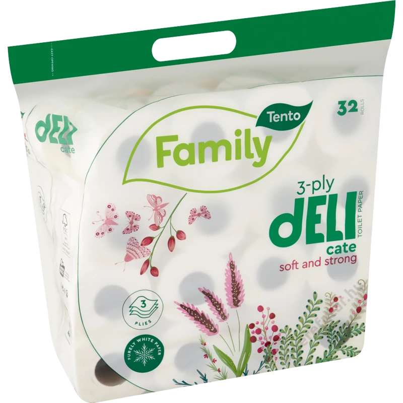 Tento Family Delicate 3 rétegű toalettpapír 32 tekercs