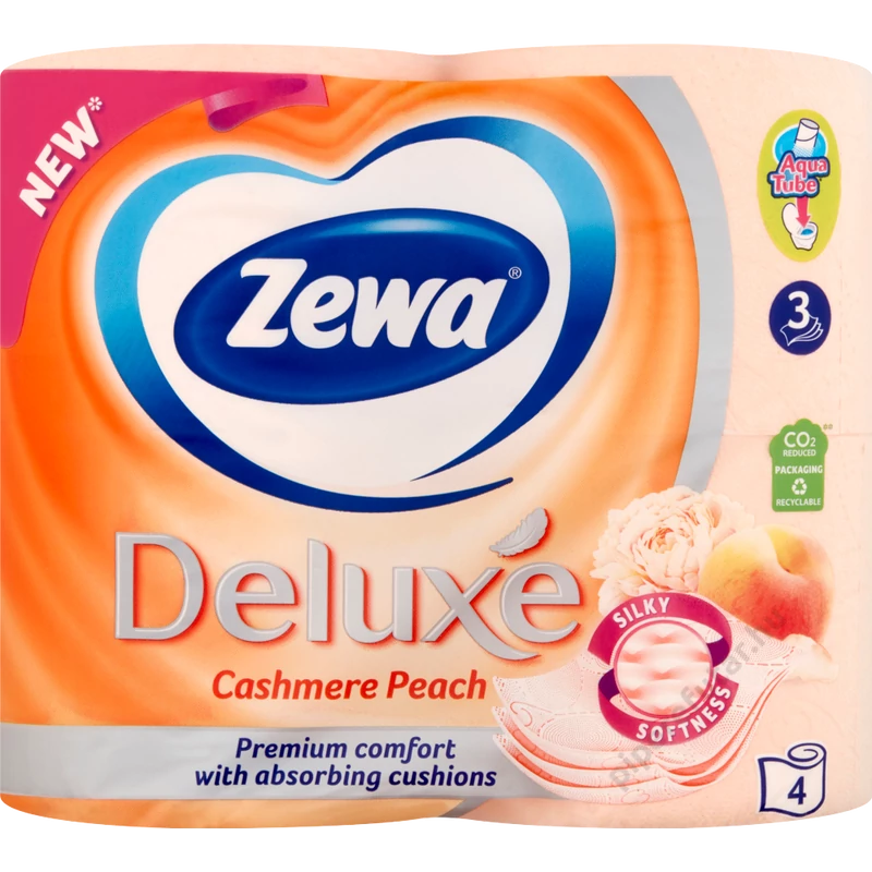 ZEWA Deluxe Cashmere Peach 4 tekercs