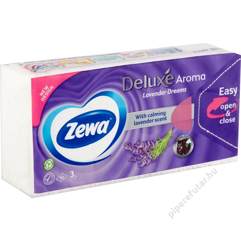 Zewa Deluxe Aroma Lavender Dreams papírzsebkendő 90 darab