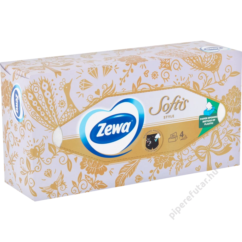 Zewa Softis Style dobozos papírzsebkendő