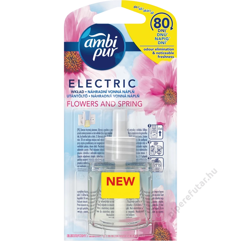 Ambi Pur elektromos illatpárologtató utántöltő Flowers and Spring
