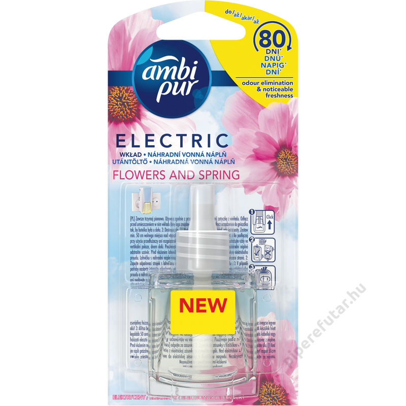 Ambi Pur elektromos illatpárologtató utántöltő Flowers and Spring