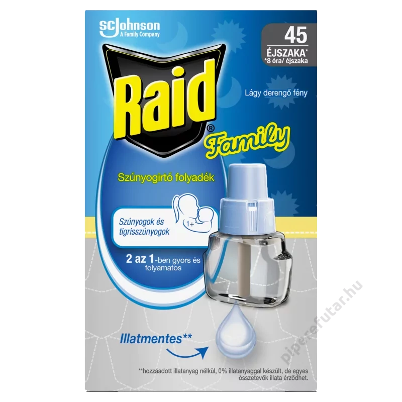 RAID Family elektromos párologtató szúnyogriasztó készülék utántöltő