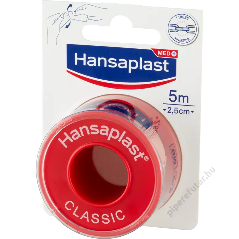 Hansaplast Classic 2,5 cm széles erős tapadású ragtapasz 5 méter
