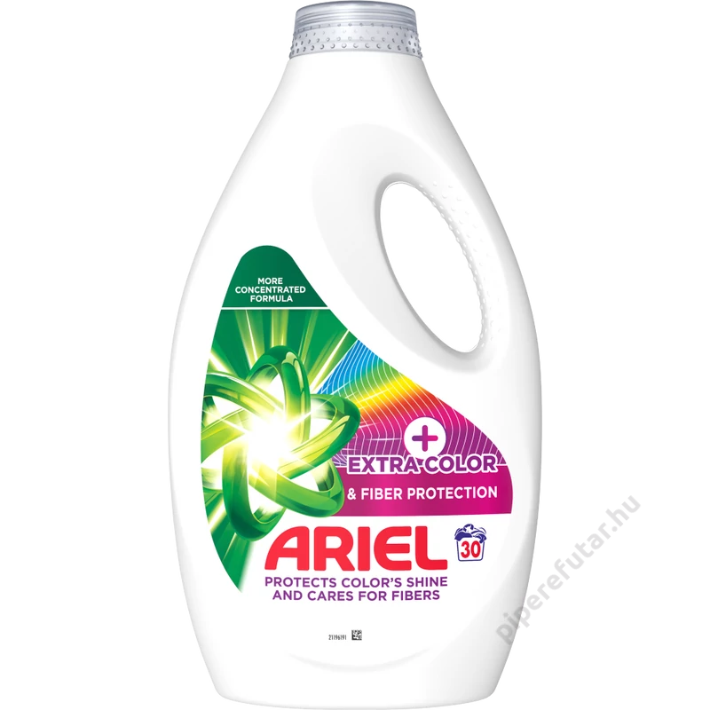 Ariel + Extra Color &amp; Fiber protection folyékony mosószer 30 mosáshoz (1,35 liter)