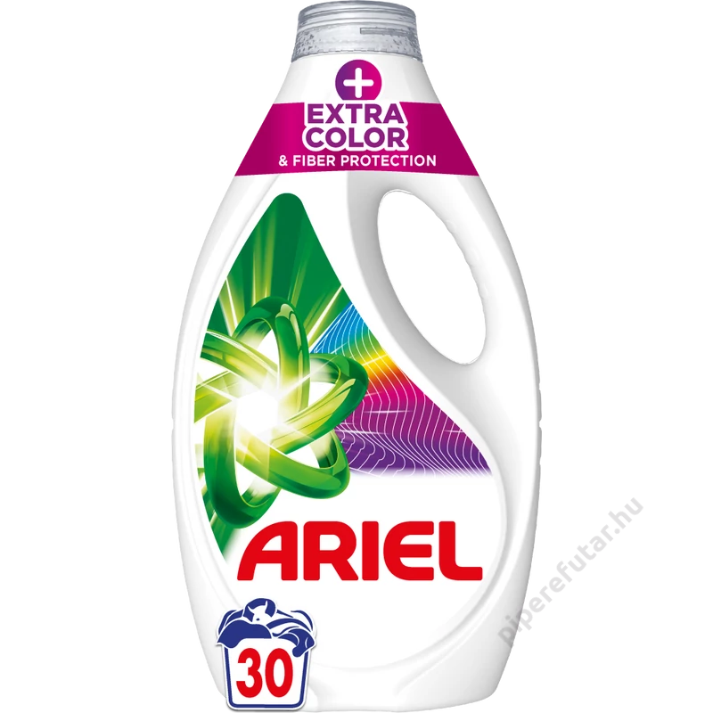 Ariel + Extra Color &amp; Fiber protection folyékony mosószer 30 mobil