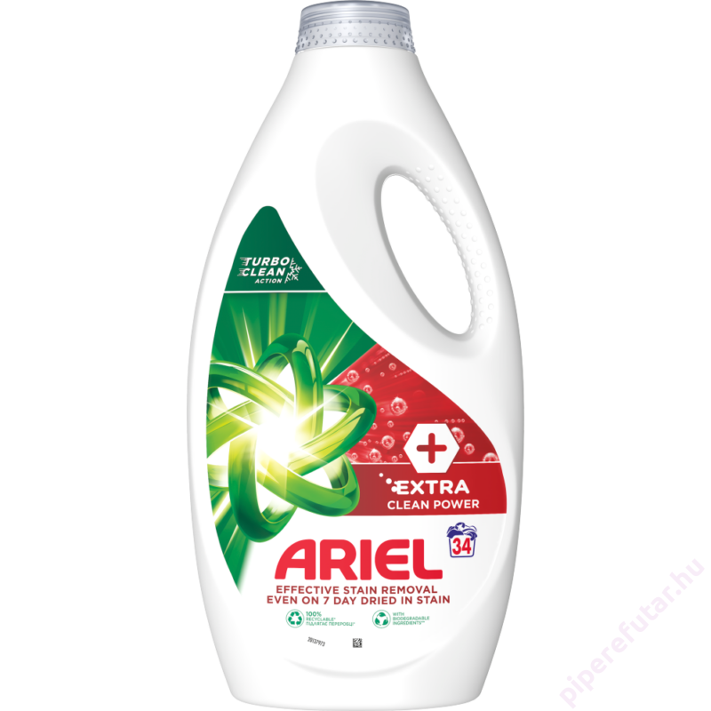 Ariel Extra Clean Power folyékony mosószer 34 mosáshoz (1,7 liter)