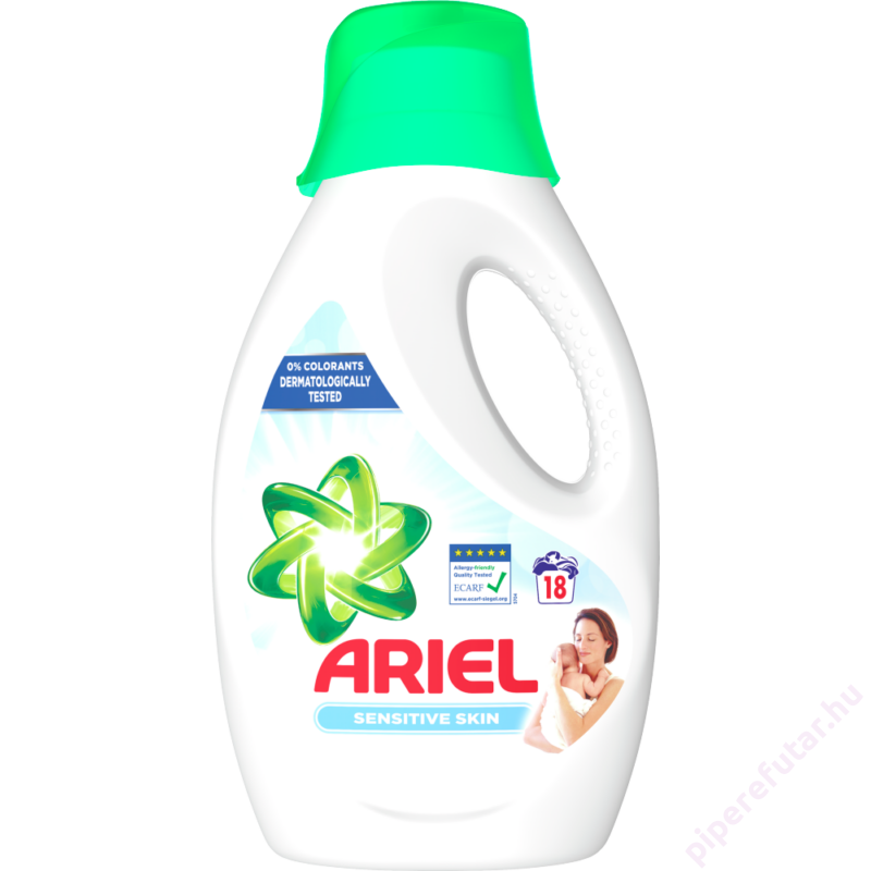 Ariel Sensitive Skin folyékony mosószer 18 mosás