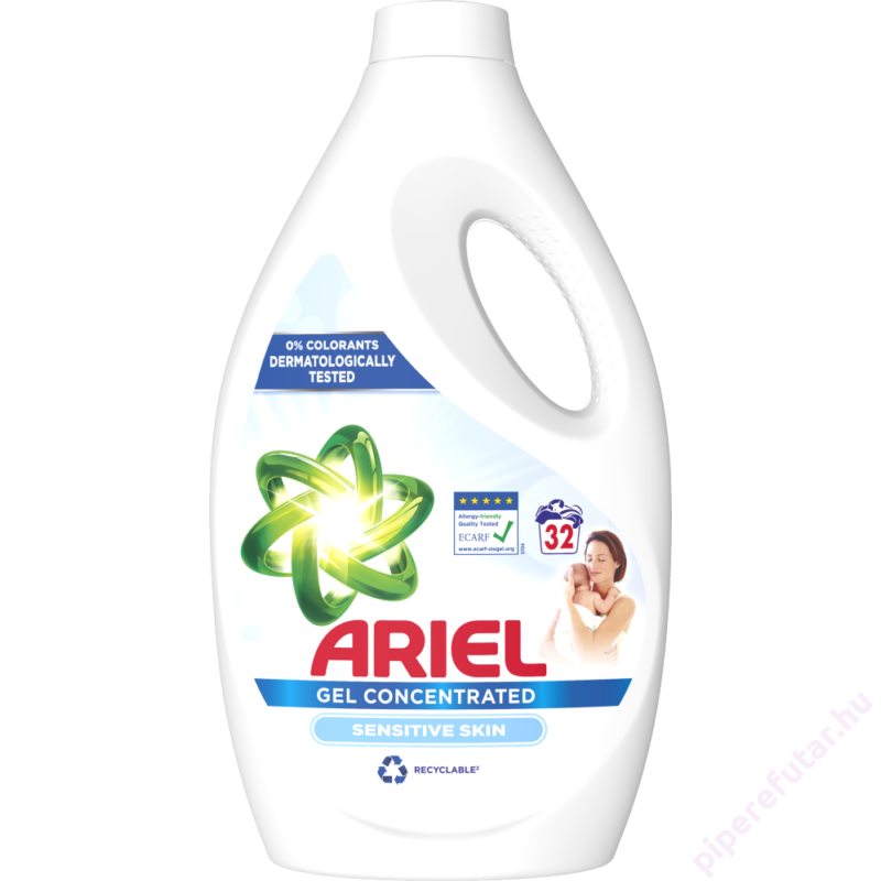 Ariel Sensitive Skin folyékony mosószer 32 mosáshoz