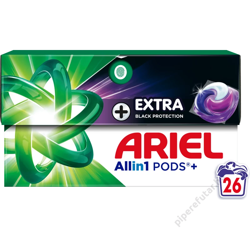 Ariel All in 1 PODS Extra Black Protection mosókapszula 26 mobil