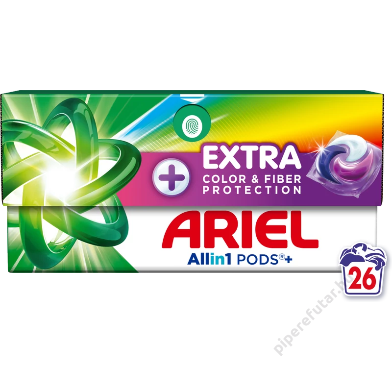 Ariel Extra Color &amp; Fiber Protection mosókapszula 26 mobil
