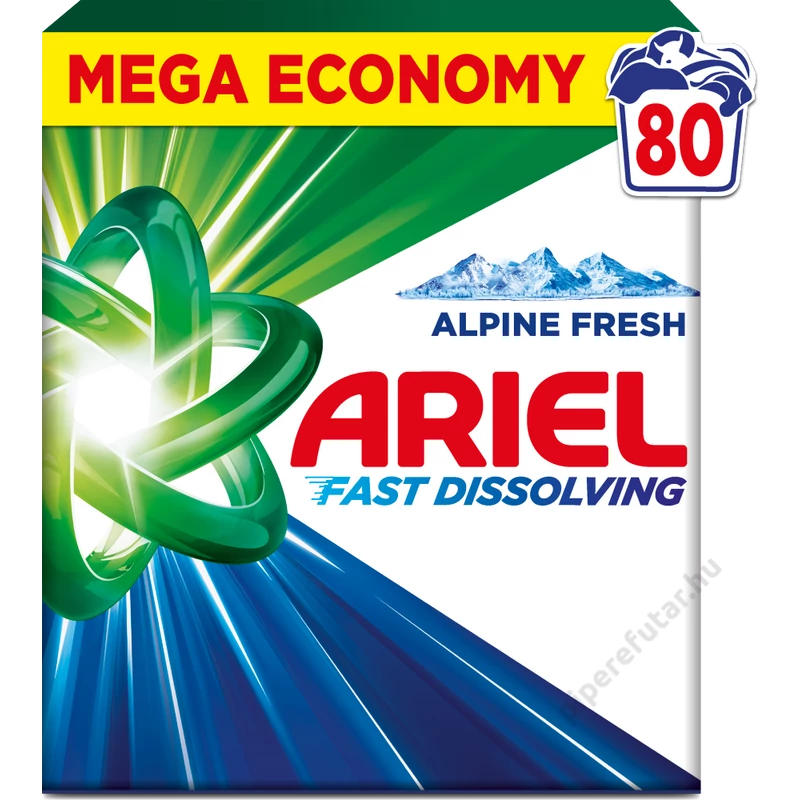 Ariel Mountain Spring Alpin Fresh mosópor 80 mobil