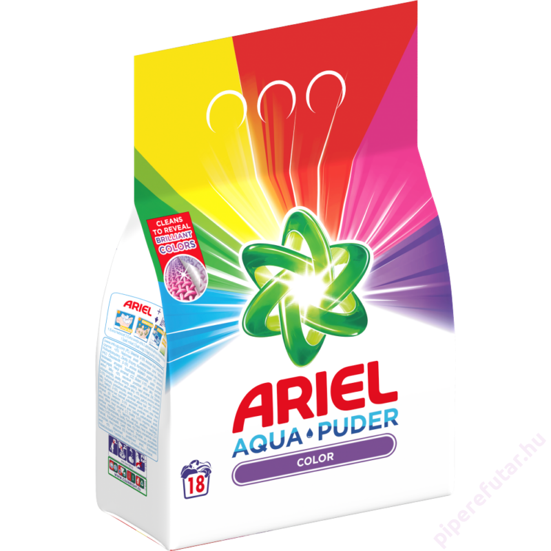 Ariel Aquapuder Color mosópor 18 mosáshoz