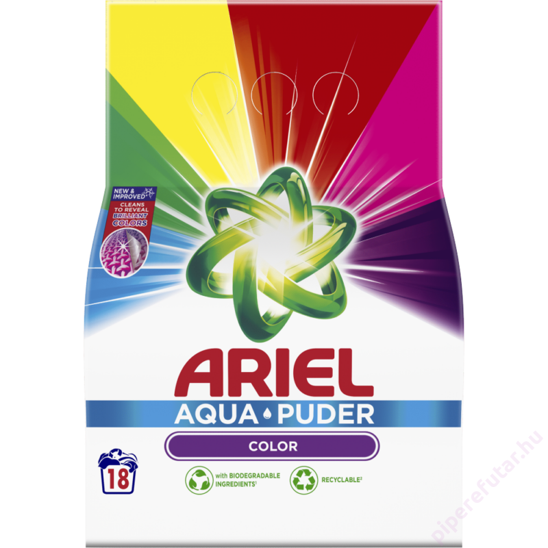 Ariel Aquapuder Color mosópor 18 mosáshoz