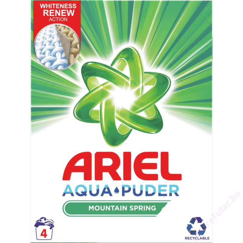 Ariel Aquapuder Mountain Spring mosópor 4 mosás