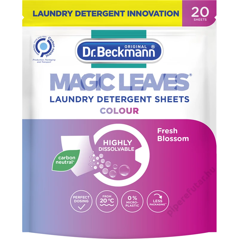 Dr. Beckmann Magic Leaves Colour mosókendő 20 darab