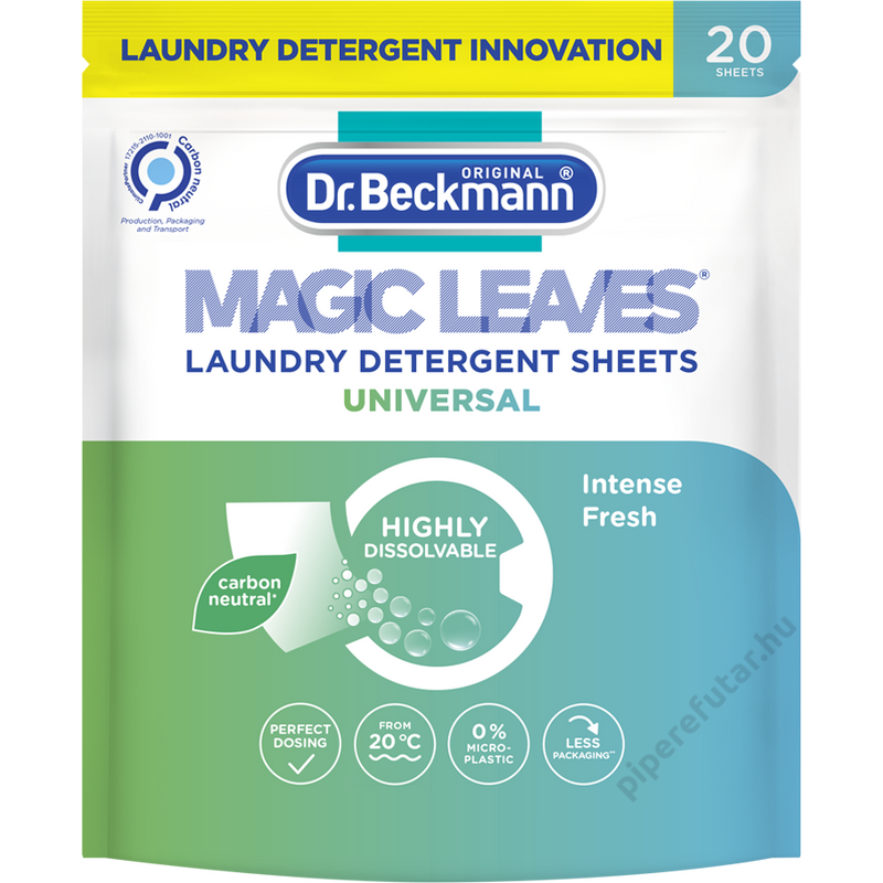 Dr. Beckmann Magic Leaves Universal mosókendő 20 darab