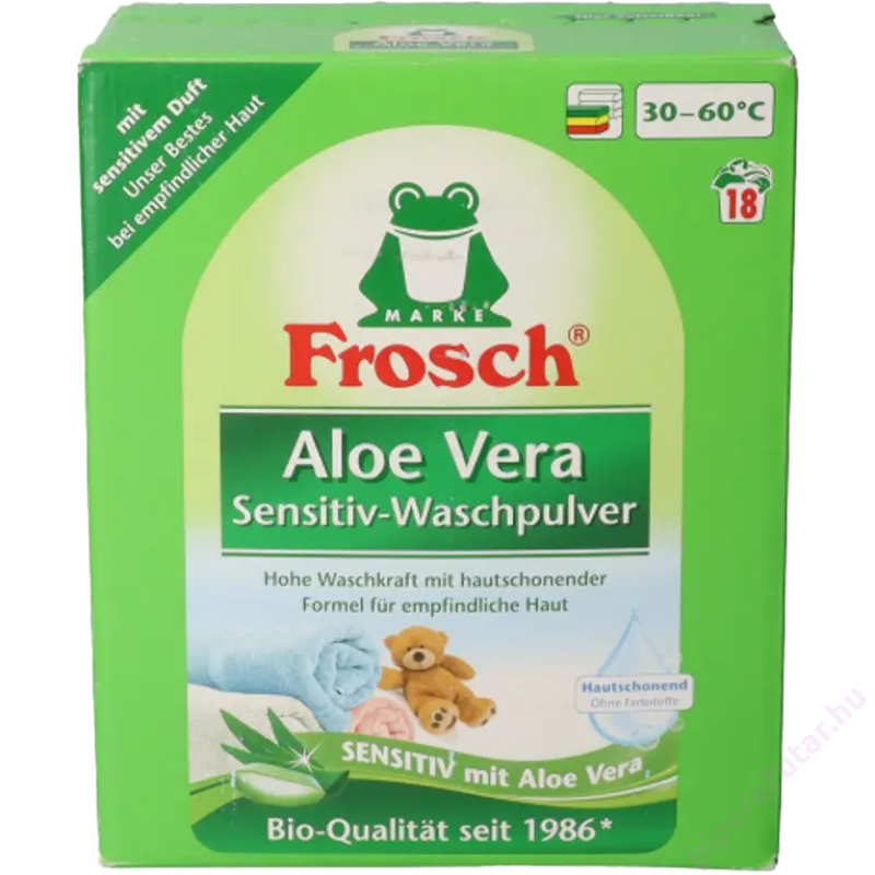 Frosch Aloe Vera Sensitive mosópor 18 mosáshoz