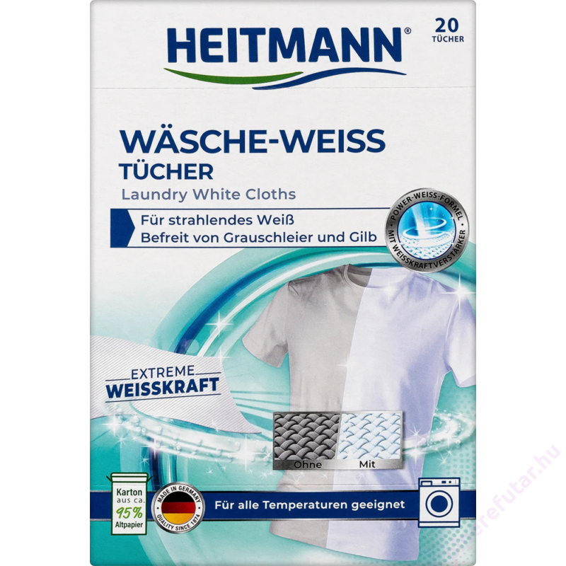 Heitmann textilfehérítő kendő 20 darab