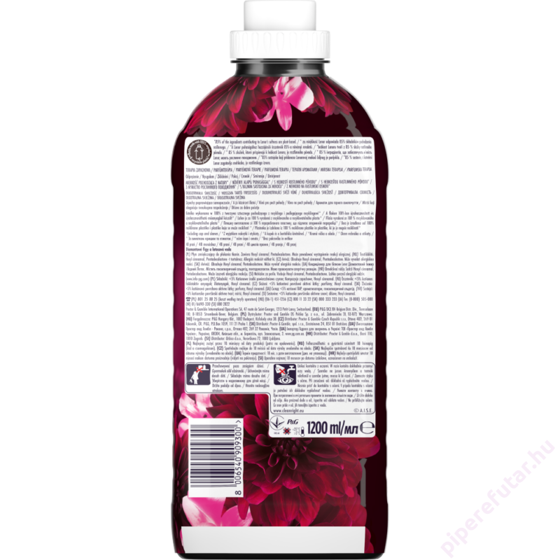 Lenor Perfume Therapy Calm textilöblítő 48 hátoldal
